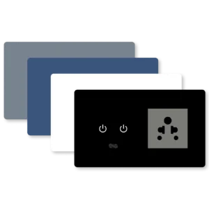 glass touch switch with LED indicators