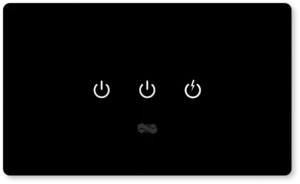 wifi enabled touch switch with smooth finish